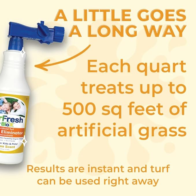 BioX+ Artificial Turf Pet Odor Eliminator 32 oz Bottle (Citrus)