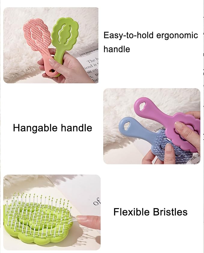 Cloud Shape Small Dog Grooming Brush and Dog Comb