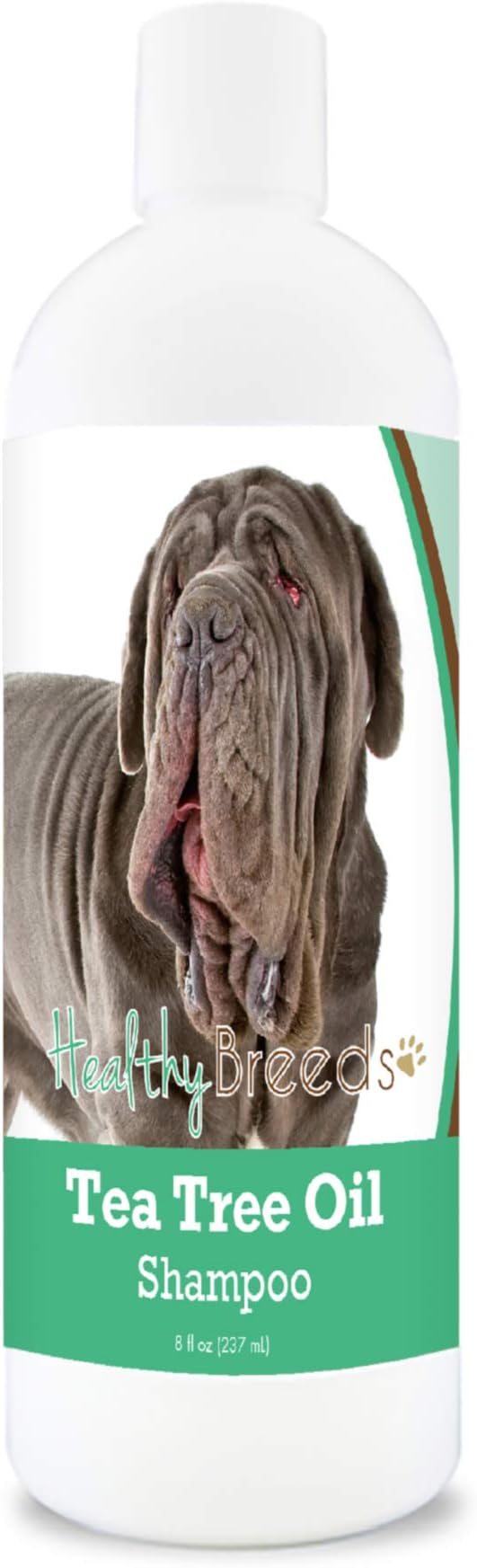 Healthy Breeds Neapolitan Mastiff Tea Tree Oil Shampoo – Formulated for Dry, Irritated Skin – Reduce Dandruff – Wintergreen Scent – 8 oz