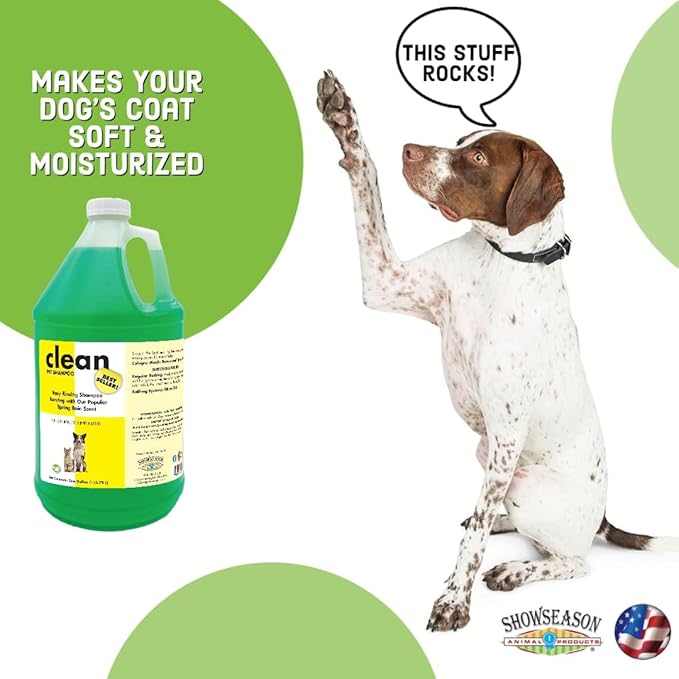 Clean Shampoo for Dogs and Cats with Great Long Lasting Scent 1 Gallon | Cruelty-Free | Paraben-Free | Biodegradable and Non-Toxic | Made in USA