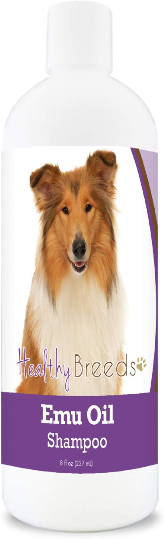 Healthy Breeds Collie Emu Oil Shampoo - Gentle Cleanser That Provides Soothing Relief of Inflammation While Restoring Moisture Balance - Fruity Scent - 8 oz