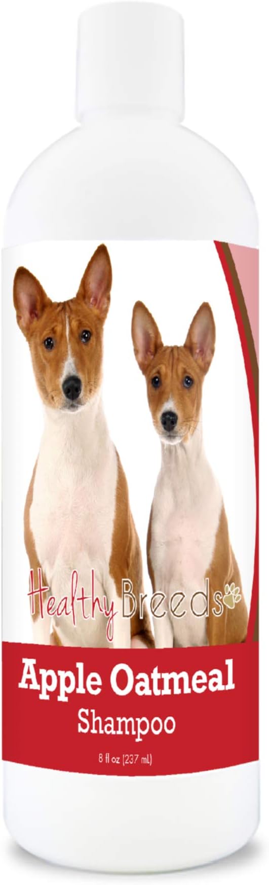 Healthy Breeds Basenji Apple Oatmeal Dog Shampoo - All Natural, Tearless & Hypoallergenic Cleanser & Conditioner - Best for Dry, Itchy or Irritated Skin - 8 oz