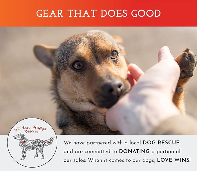 SPOT THE DOG! Reflective Dog Bandanas - High Visibility Safety Dog Accessories for Small, Large Dogs, Orange Collar, Scarf, Kerchief, Bib for Hunting, Camping, Walking at Night (Blaze Orange, M-L)