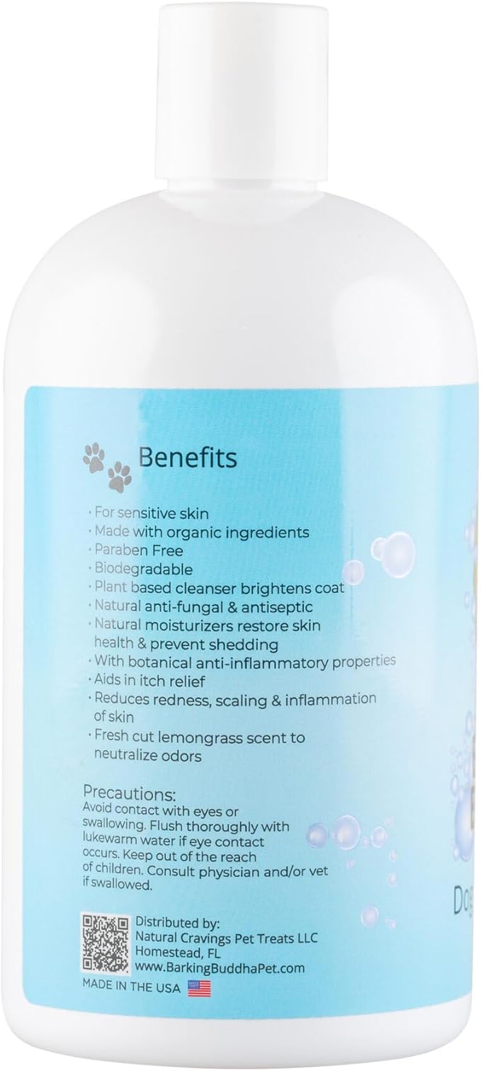 Bubbles Organic Natural 16oz Shampoo & 8oz Conditioner Combo Grab & Go Set for Dogs | Gentle, Aids in Itch Relief and Fights Dandruff - Smells Great
