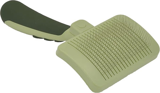 Coastal Pet Safari Dog Self-Cleaning Slicker Brush - Dog Deshedding Brush - Prevents Mats and Tangled Hair - For Dogs with Short or Long Hair - Small - 7" x 3.6"