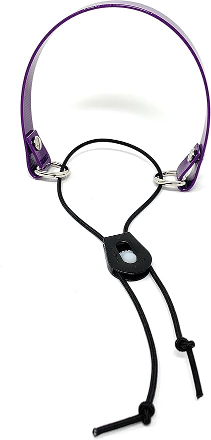 Sparky Pet Co - ECollar Replacement Strap - Bungee Dog Collar - Waterproof - Adjustable - Secure Nexus Wheel Lock - for Electronic Training & Invisible Fence Systems - 3/4" (Purple)