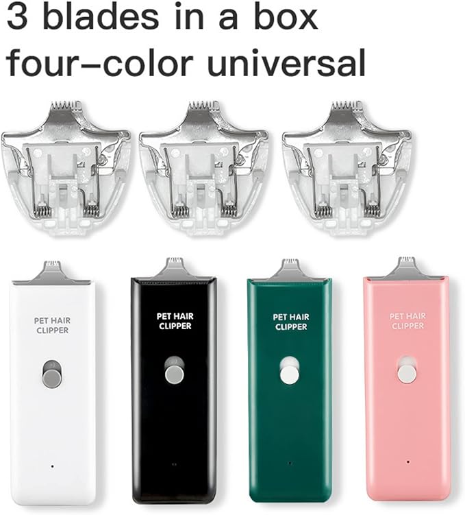 3-Packs Home Professional Pet Dog Cat Ear Paw Grooming Clipper Replacement Blades Only