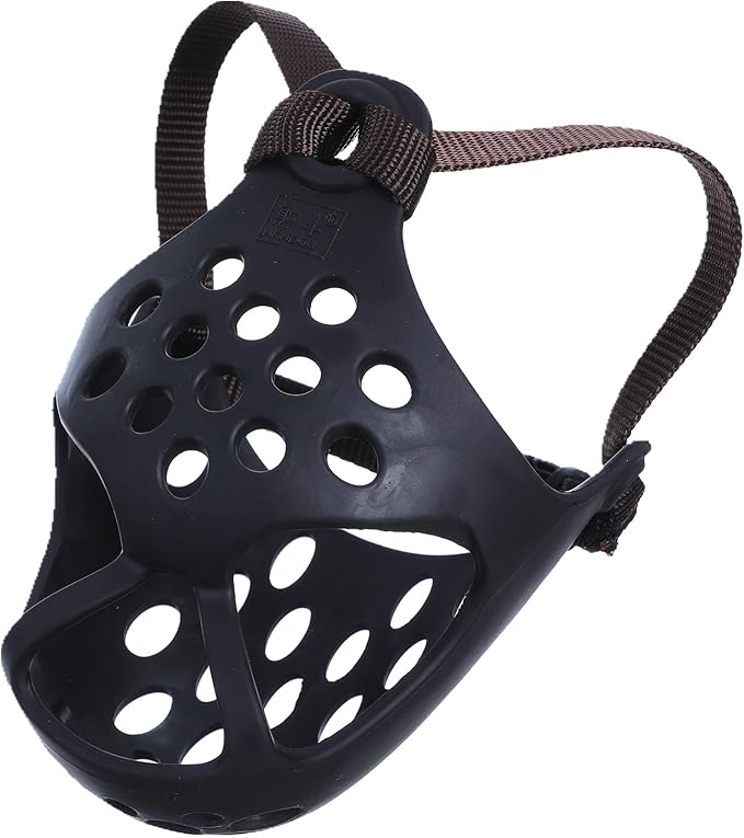 Short Snout Dog Muzzles,Soft Silicone Adjustable Breathable Bulldog Muzzle for Biting Chewing Barking Training,Ideal for Flat-Faced Dogs (X-Large/Black)