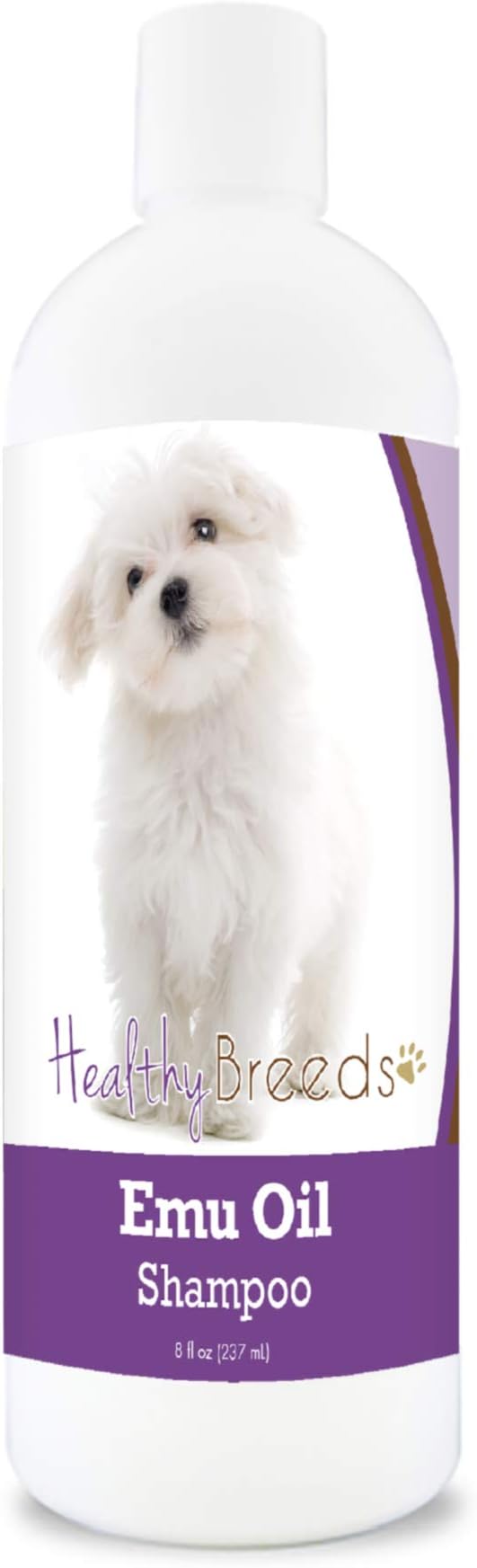 Healthy Breeds Maltese Emu Oil Shampoo 8 oz