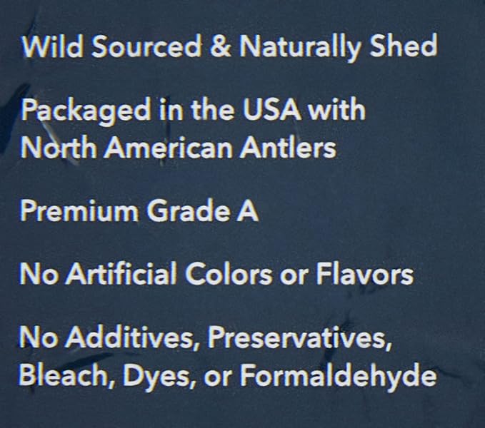 Amazon Brand – Wag Dog Deer Antler Chew, Naturally Shed, Whole, 9–10.5 inches, X-Large (Best for Dogs over 45 lbs)