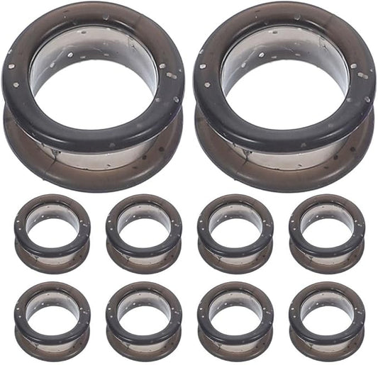 Hemoton 10pcs Soft Silicone Scissor Finger Rings,Rubber Pet Shears Thumb Inserts,Scissors Finger Protector Grips for Dog Hair Cutting,Salon Scissor Parts,Ring Scissor Accessories