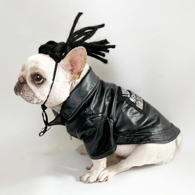 pet k9 Funny Dog Cosplay Wig, Headwear Apparel Toy,Pet Costumes, Cat Dress up for Halloween, Christmas, Parties, Festivals, Dog Wigs