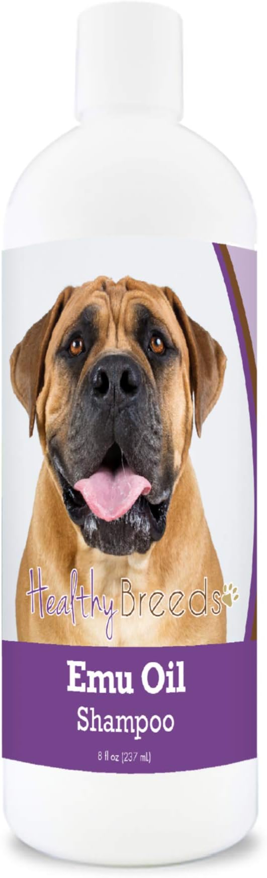 Healthy Breeds Boerboel Emu Oil Shampoo - Gentle Cleanser That Provides Soothing Relief of Inflammation While Restoring Moisture Balance - Fruity Scent - 8 oz