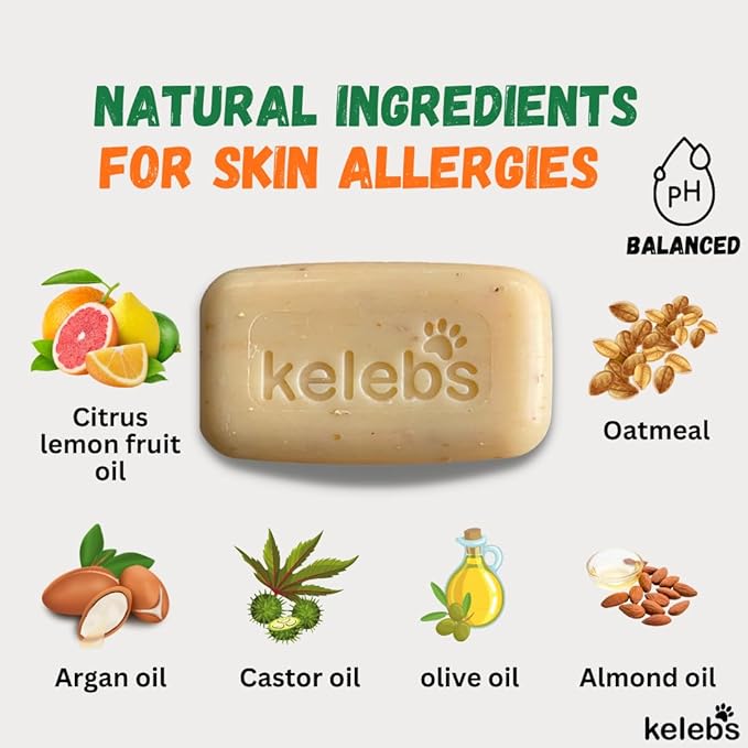 Dog Shampoo for Smelly Dogs, Natural Dog Deodorizing Shampoo Bar with Citrus Essential Oils | Eco-Friendly | Zero Plastic Waste | Vegan | 9 Bars - Value Pack