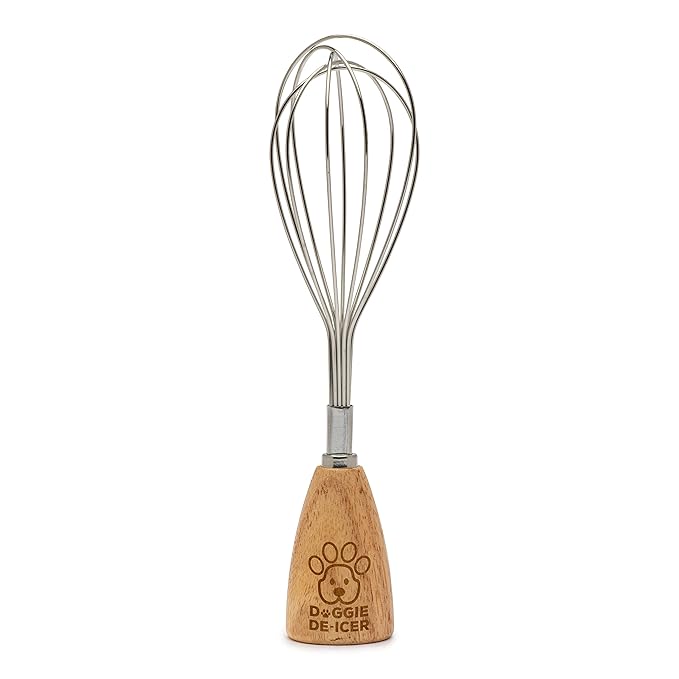 8" Doggie De-Icer. Dog grooming brush used to easily remove snow from fur.