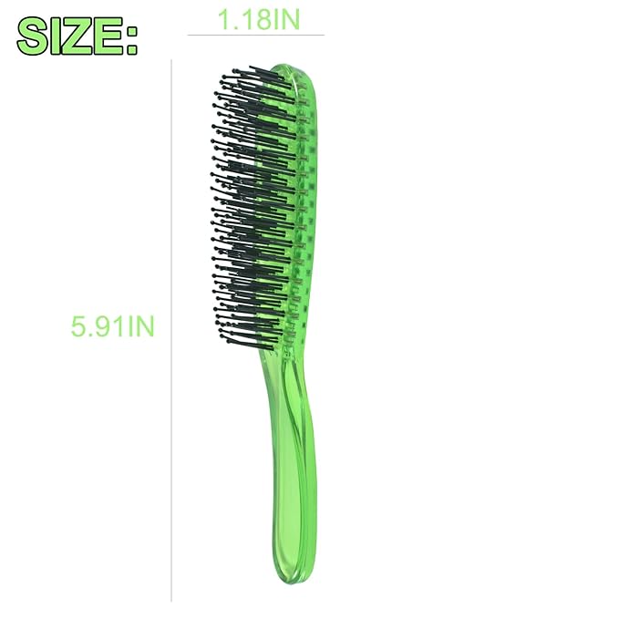 Dog Grooming Bath Brush, Pet Instant Detangler Pin Brushes, Soft Silicone Shampoo Soothing Comb for Wet Dry Long Short Haired Small Dogs & Cats Massaging, Deshedding Shower Scrubbing,Green