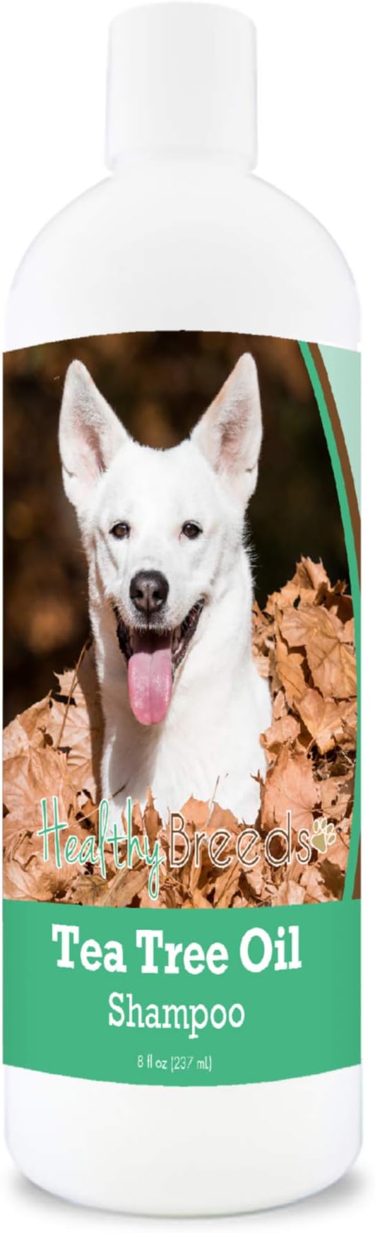 Healthy Breeds Canaan Dog Tea Tree Oil Shampoo – Formulated for Dry, Irritated Skin – Reduce Dandruff – Wintergreen Scent – 8 oz