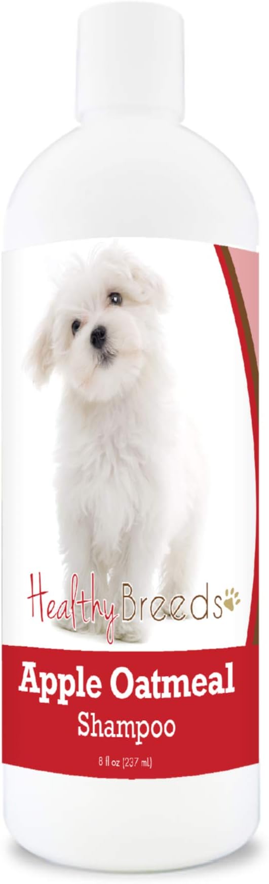 Healthy Breeds Maltese Apple Oatmeal Dog Shampoo - All Natural, Tearless & Hypoallergenic Cleanser & Conditioner - Best for Dry, Itchy or Irritated Skin - 8 oz