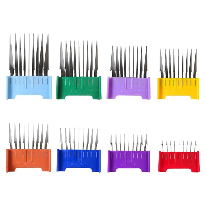 Animal Stainless Steel Attachment Guide Comb for 5-in-1 Detachable Blade, For Wahl Bravura, Arco, Chromado, Figura, and Motion, Pet, Dog, Cat, Horse Clippers