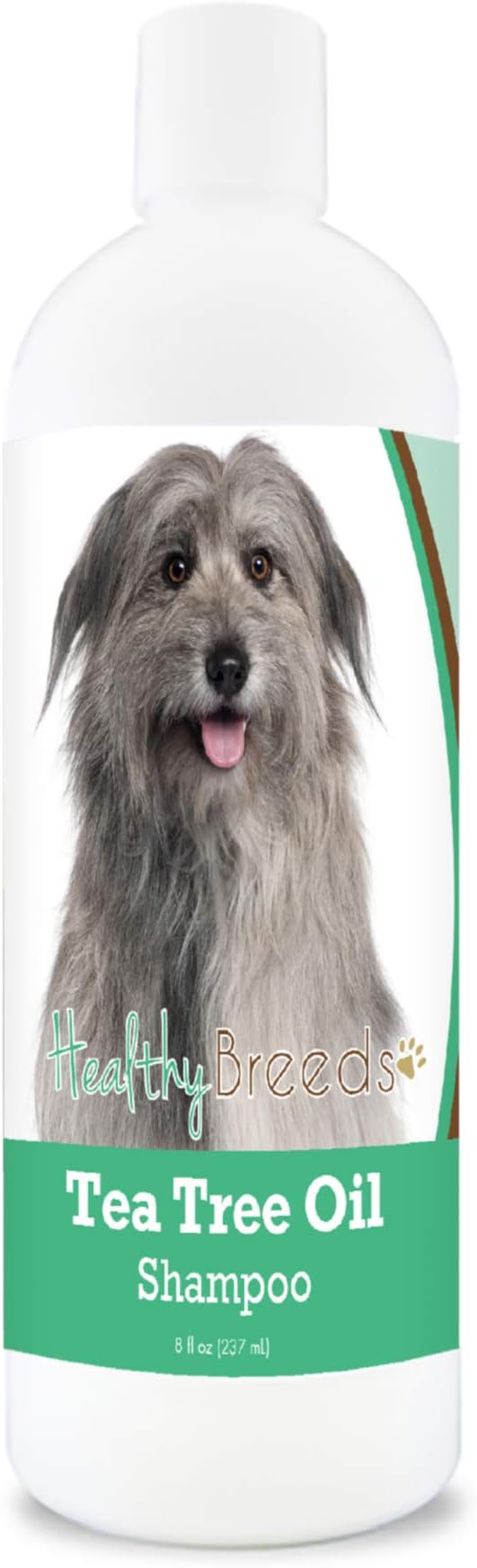 Healthy Breeds Pyrenean Shepherd Tea Tree Oil Shampoo – Formulated for Dry, Irritated Skin – Reduce Dandruff – Wintergreen Scent – 8 oz