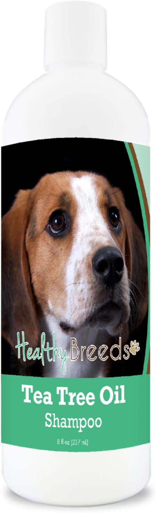 Healthy Breeds American English Coonhound Tea Tree Oil Shampoo – Formulated for Dry, Irritated Skin – Reduce Dandruff – Wintergreen Scent – 8 oz