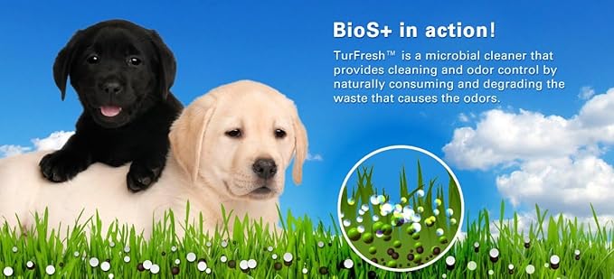 BioTurf Pet Deodorizer Granular Infill for Artificial Grass Turf, All Natural Dog Urine Neutralizer, Outdoor Use, 1 Gallon Pail