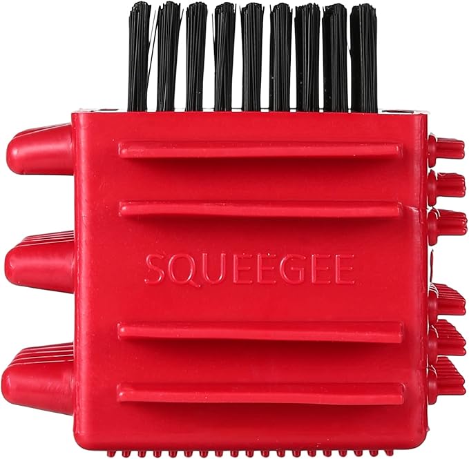 CHI for Pets Multi-Function Grooming Cube: 5-Sided Brush with Removable Bristles, Massage Tool, Paw Cleaner for Small Dogs