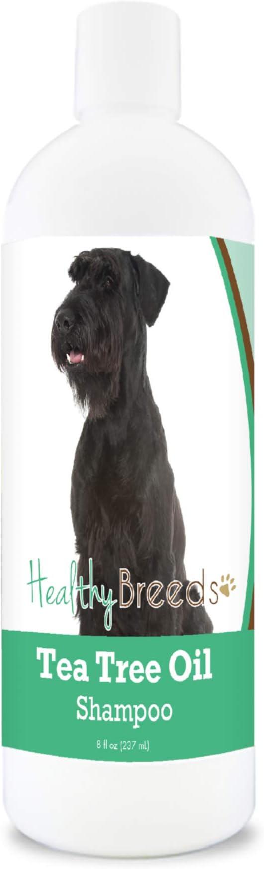Healthy Breeds Giant Schnauzer Tea Tree Oil Shampoo – Formulated for Dry, Irritated Skin – Reduce Dandruff – Wintergreen Scent – 8 oz
