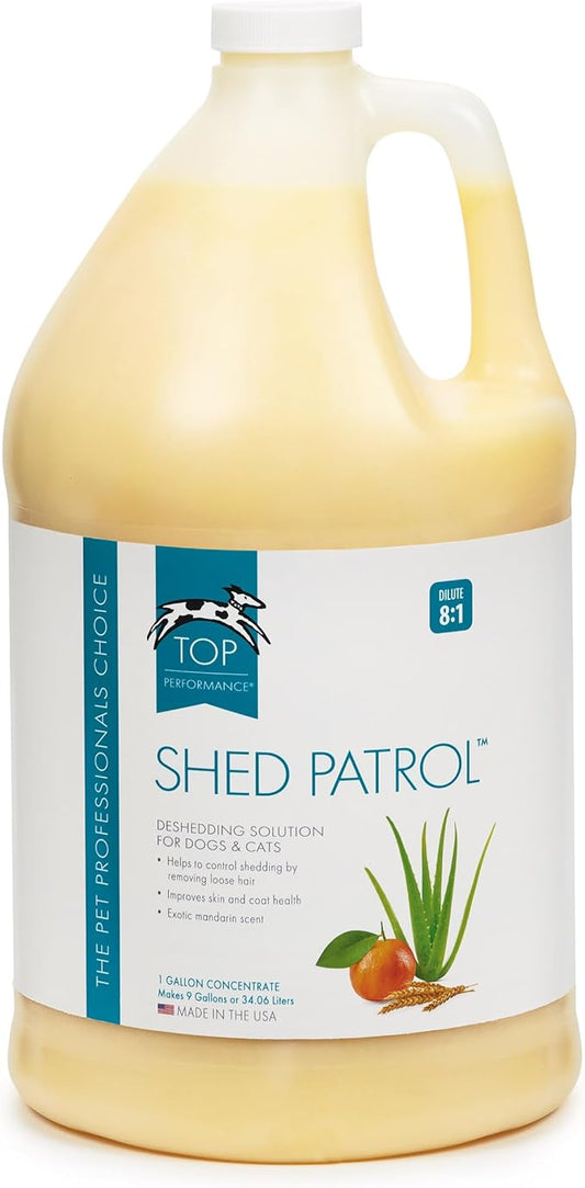 Top Performance Shed Patrol De-Shedding Pet Solution, 1-Gallon