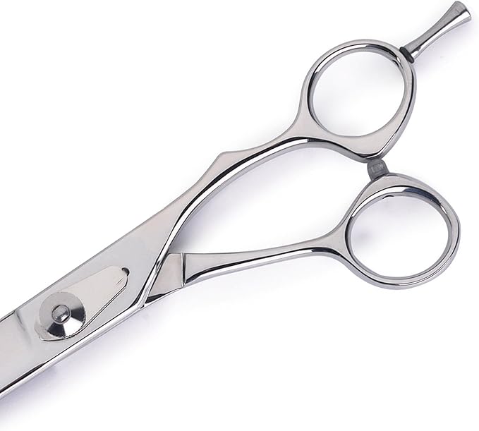 Master Grooming Tools 5900 Series Japanese Stainless Steel Shears — High-Performance Shears for Grooming Dogs - Curved, 7½"