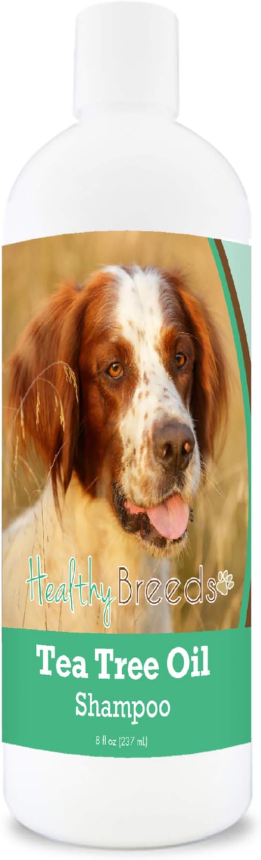 Healthy Breeds Irish Red and White Setter Tea Tree Oil Shampoo – Formulated for Dry, Irritated Skin – Reduce Dandruff – Wintergreen Scent – 8 oz