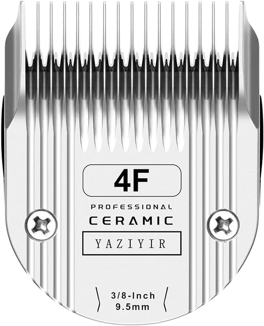 4F Dog Grooming Detachable Ceramic Blade,Compatible with WAHL 5 in 1 Blade for Wahl Arco, Bravura, Chromado, Creativa, Figura, and Motion Clippers. Cut Length 3/8-Inch 9.5mm