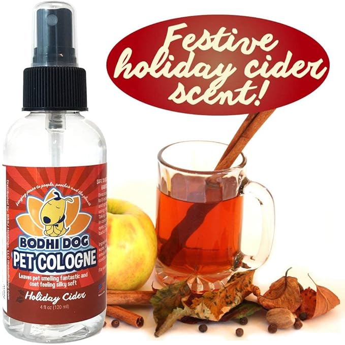 Bodhi Dog Natural Pet Cologne Bundle | 3 Holiday Scents | Holiday Cider + Pumpkin Spice + Winter Wonderland