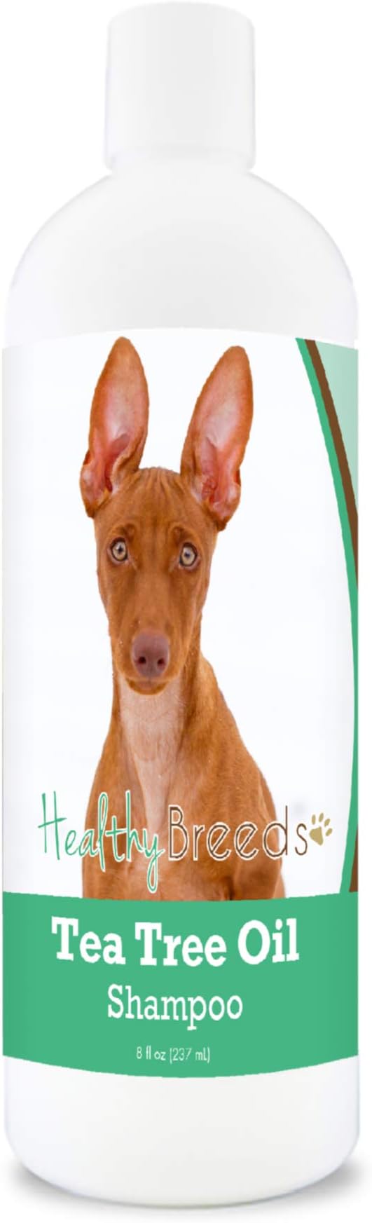 Healthy Breeds Cirneco dell'Etna Tea Tree Oil Shampoo – Formulated for Dry, Irritated Skin – Reduce Dandruff – Wintergreen Scent – 8 oz