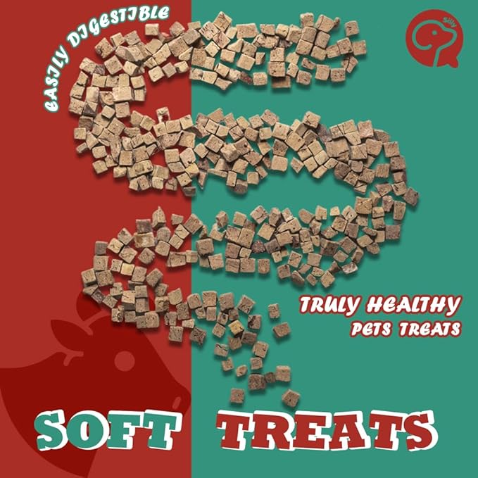 Freeze Dried Beef Liver Dog Treats & Healthy Snacks for Cat,100% Raw Beef Liver Cut Into Pieces,Soft Treats for Training & Rewards,Supplementing Trace Elements 9.5oz