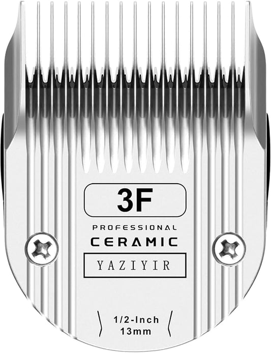 3F Dog Grooming Detachable Ceramic Blade,Compatible with WAHL 5 in 1 Blade for Wahl Arco, Bravura, Chromado, Creativa, Figura, and Motion Clippers. Cut Length 1/2-Inch 13mm