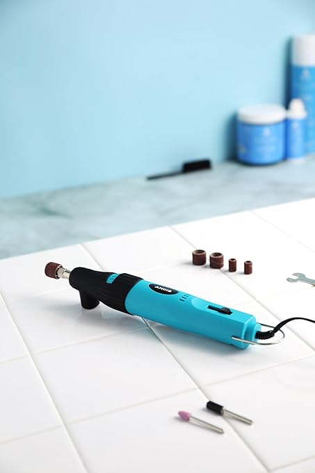 Andis 66820 EasyClip 2-Speed Pet Nail Grinder, Blue