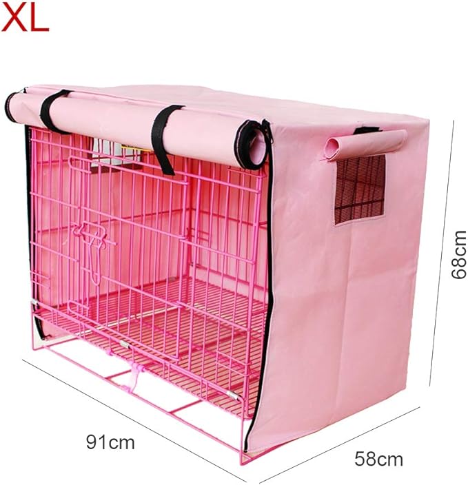 Pssopp Dog Crate Cover,Pet Kennel Cover Dog Cage Cover Dog Kennel Cover for Medium Dog (XL)