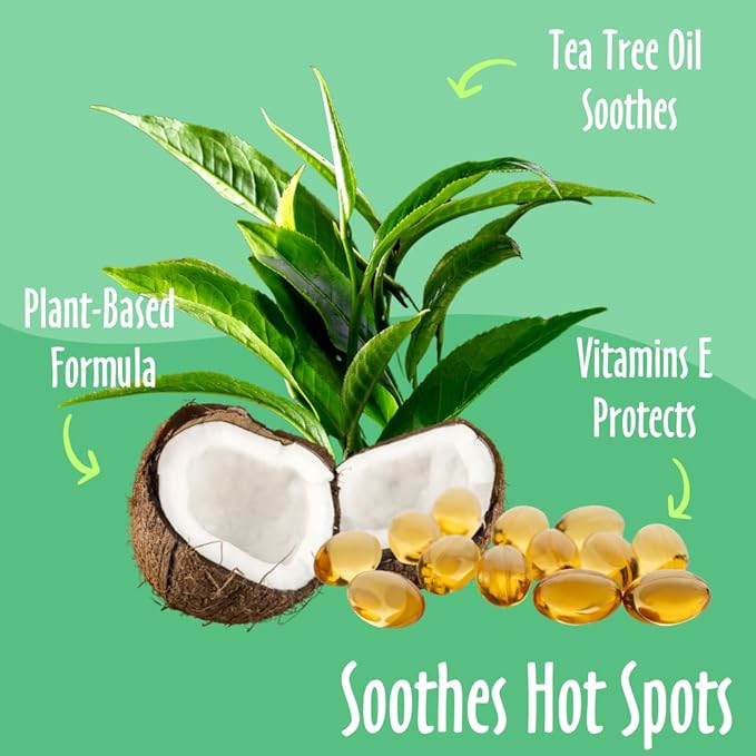 earthbath, Hot Spot Relief Pet Shampoo - Tea Tree Oil Hot Spot Treatment for Dogs, Best Dog Shampoo for Itching & Skin Conditions, Made in USA, Cruelty Free Itch Relief for Dogs - 128 Oz (1 Pack)