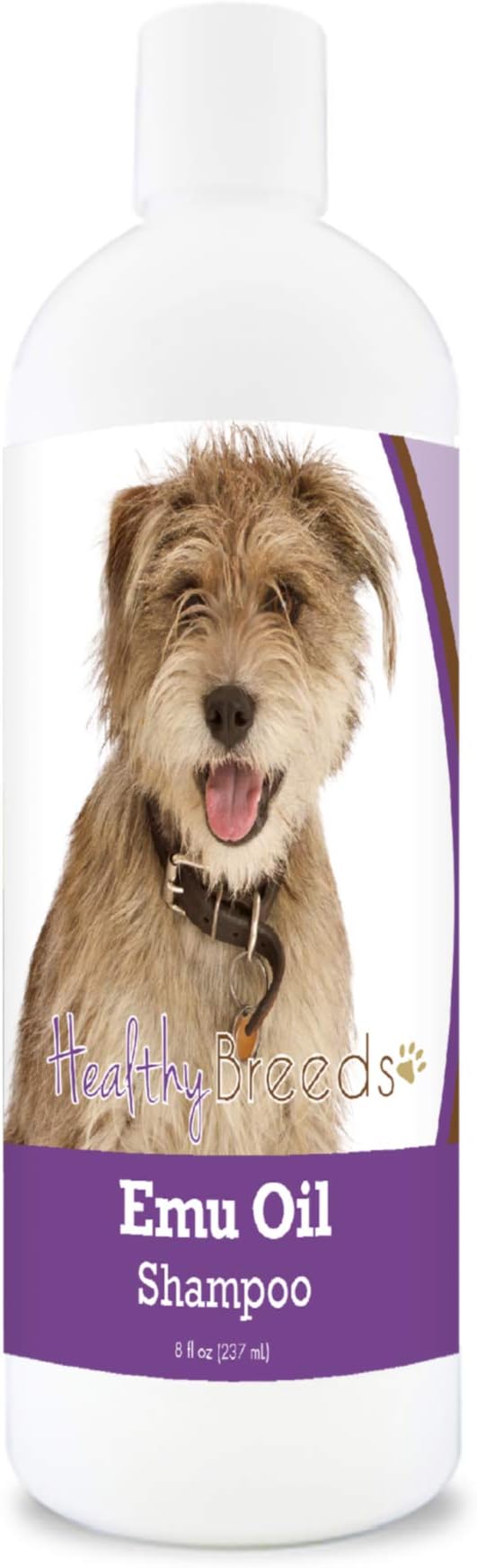Healthy Breeds Mutt Emu Oil Shampoo - Gentle Cleanser That Provides Soothing Relief of Inflammation While Restoring Moisture Balance - Fruity Scent - 8 oz