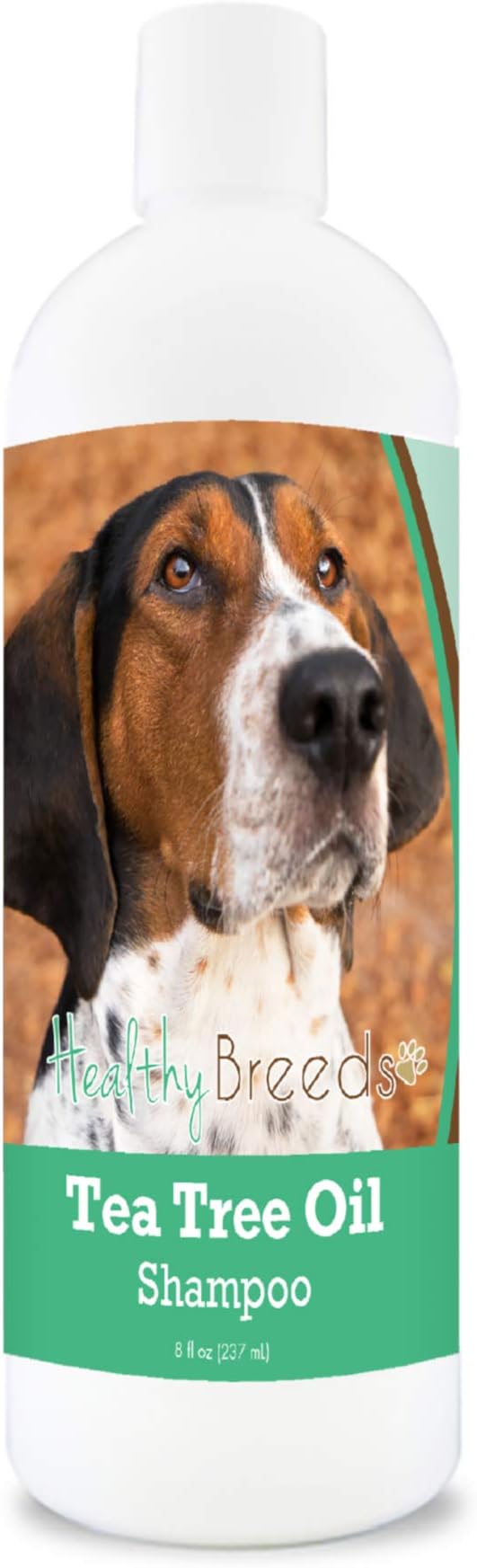 Healthy Breeds Treeing Walker Coonhound Tea Tree Oil Shampoo – Formulated for Dry, Irritated Skin – Reduce Dandruff – Wintergreen Scent – 8 oz