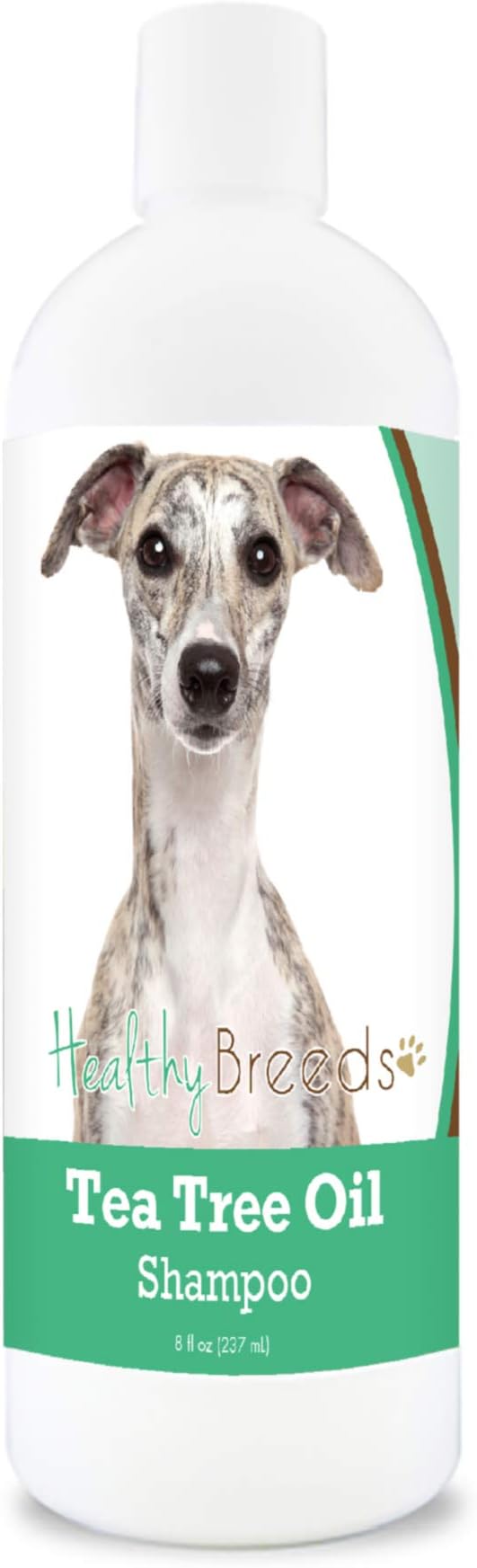 Healthy Breeds Whippet Tea Tree Oil Shampoo – Formulated for Dry, Irritated Skin – Reduce Dandruff – Wintergreen Scent – 8 oz