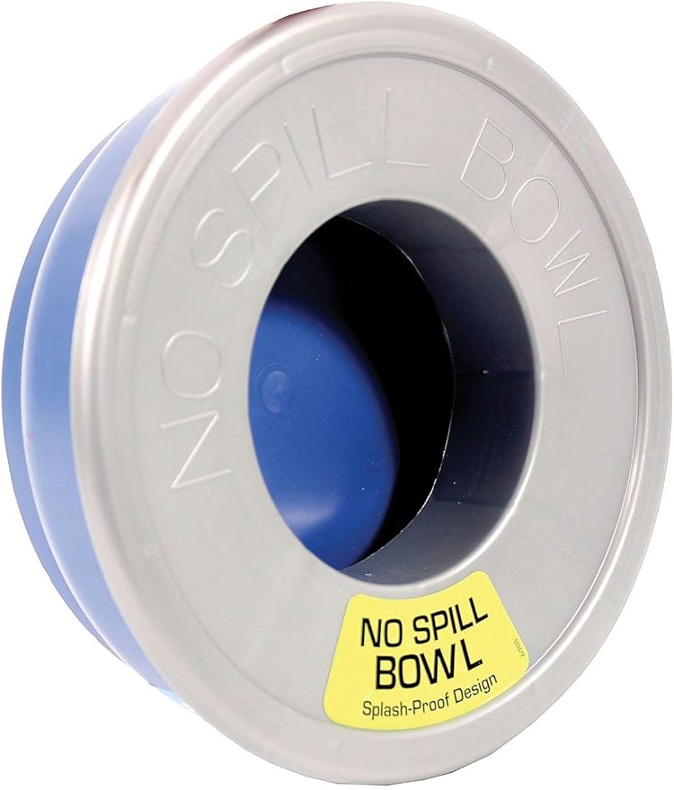 Petmate No Spill Bowl,Blue