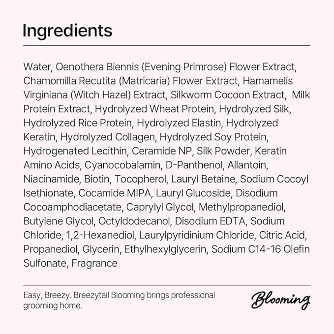 Blooming Volumizing Dog Shampoo, Loved by Top Korean Groomers, Volumizing Formula for a Shiny & Fluffy Coat – Easy Breezy, Professional Care at Home (16.9 fl oz/500ml) (16.9 fl oz)