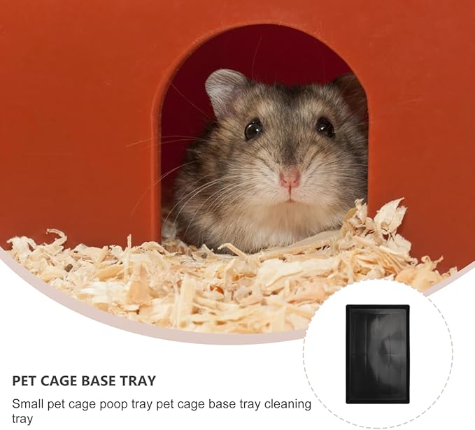 Dog Crate Pan, Plastic Pet Cage Base Tray, Leakproof Replacement Bedpan, Odor Resistant, Hygienic and Safe