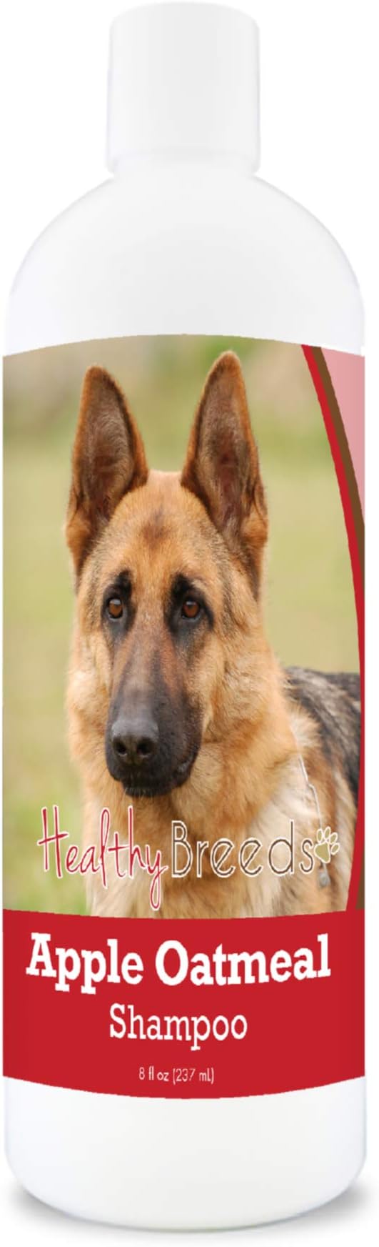 Healthy Breeds German Shepherd Apple Oatmeal Dog Shampoo - All Natural, Tearless & Hypoallergenic Cleanser & Conditioner - Best for Dry, Itchy or Irritated Skin - 8 oz