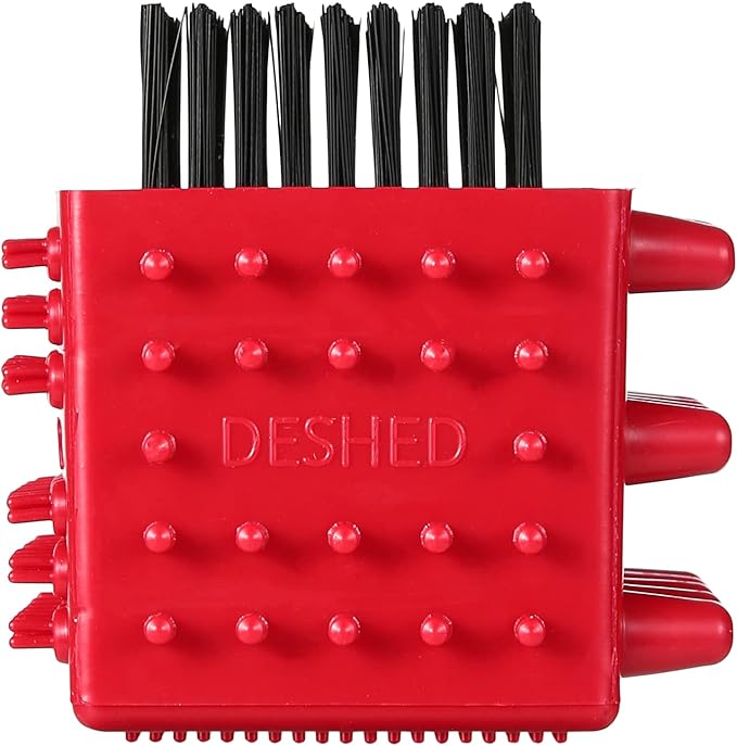 CHI for Pets Multi-Function Grooming Cube: 5-Sided Brush with Removable Bristles, Massage Tool, Paw Cleaner for Small Dogs