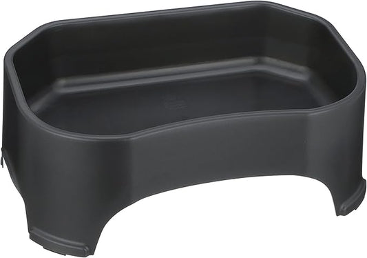 Neater Pet Brands Extra Large Water Bowl for Dogs, Outdoor Dog Water Bowl (2.25 Gallon Extra-Large Capacity), Big Trough Style Food Dish for Indoors or Outside, No Spill Large Dog Bowls, Black