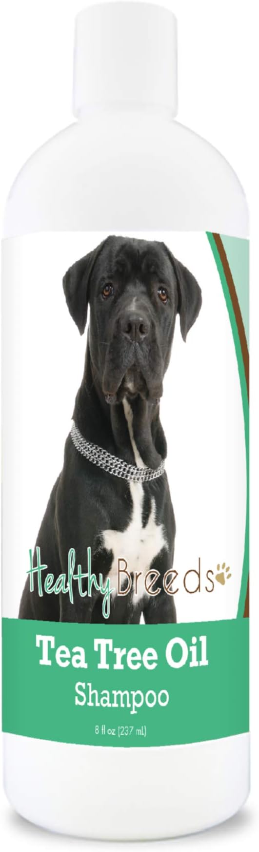 Healthy Breeds Cane Corso Tea Tree Oil Shampoo – Formulated for Dry, Irritated Skin – Reduce Dandruff – Wintergreen Scent – 8 oz