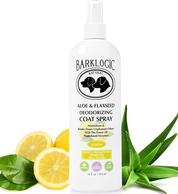 Leave in Conditioning Hair Detangling SprayConditioner, 16oz, Lemon - Dog & Puppy Detangler and Dematting Spray